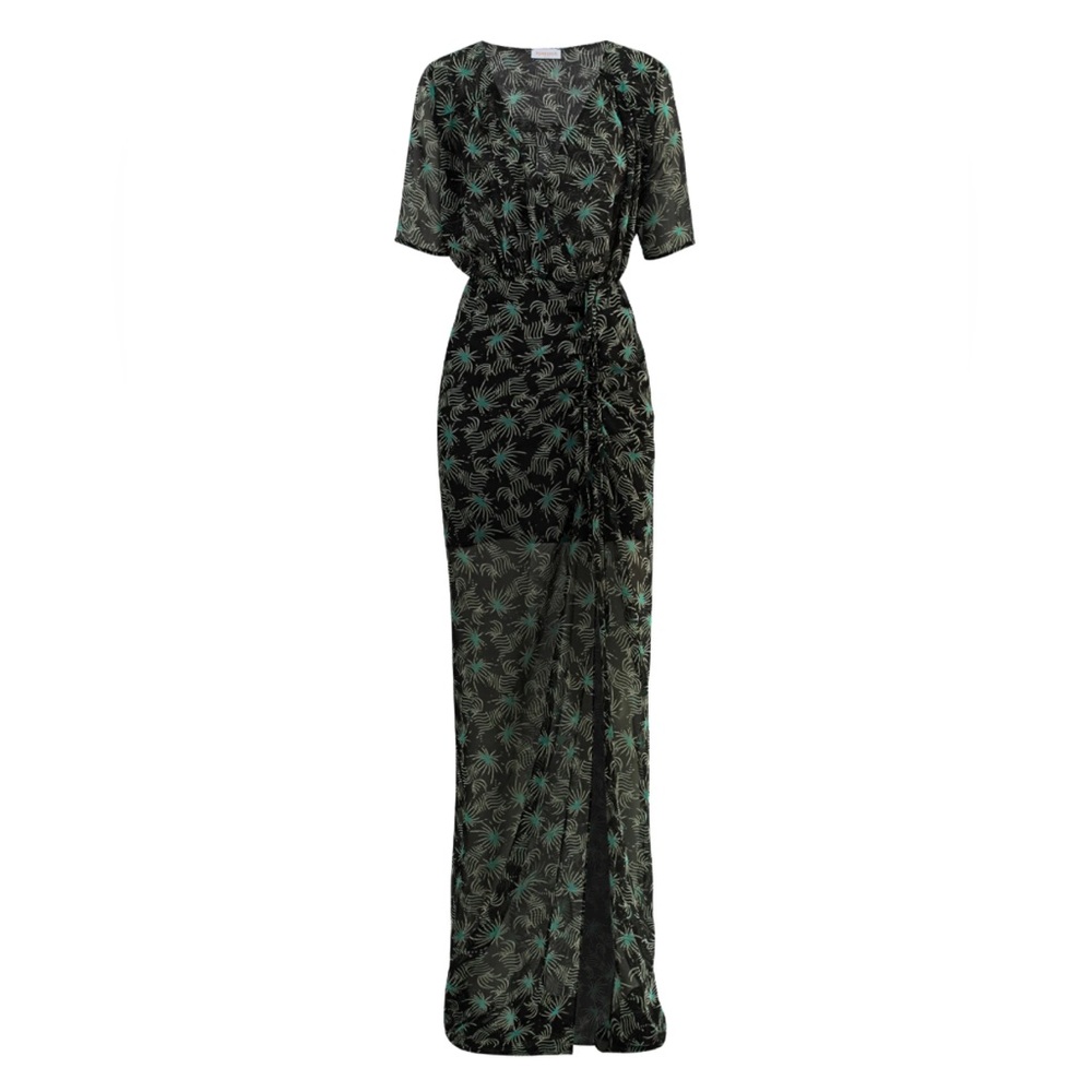 Eywasouls Malibu ELKE - ZEBRA FLASH – Chiffon Dress Size M Orig. $430